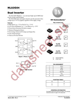 NLU2G04BMX1TCG datasheet  